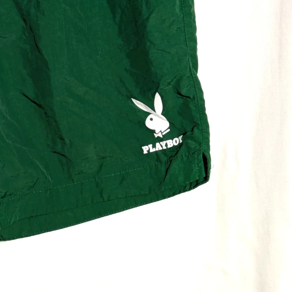 Men's Pacsun Green Playboy Windbreaker‎ Shorts | Vacation - Summer | Size M